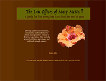 Tablet Screenshot of mcneillfamilylaw.com